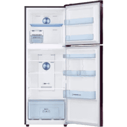 SAMSUNG 301 L Frost Free Double Door 2 Star Convertible Refrigerator | RT34C45224R/HL | Rythmic Twirl Red |