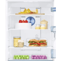 SAMSUNG 301 L Frost Free Double Door 2 Star Convertible Refrigerator | RT34C45224R/HL | Rythmic Twirl Red |