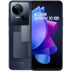 Tecno Spark 10 5G | 128 GB/8 GB RAM | Meta Black