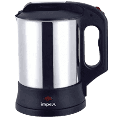 IMPEX STEAMER-1001C Stainless Steel Electric Kettle 1L,1000 Watts |  Silver