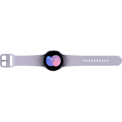 SAMSUNG Watch 5 40mmSuper AMOLED displayBluetooth calling & body composition tracking | Silver with purple strap
