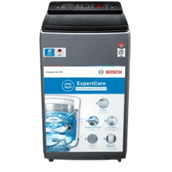 BOSCH 6.5 kg 5 Star With Vario Drum & Anti Tangle Program Fully Automatic Top Load Washing Machine WOE651D0IN Grey