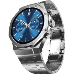 Fire-Boltt Royale Luxury Stainless Steel 1.43 | BT calling Smartwatch | Silver Strap