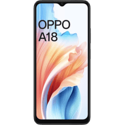 OPPO A18  | 128 GB / 4 GB RAM | Glowing Black