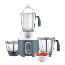 Prestige Delight Stainless Steel Mixer Grinder | 3 Jars | 750 W | Charcoal Grey
