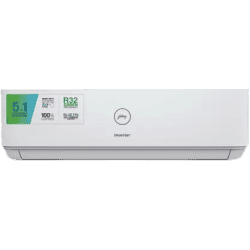 Godrej 1.5 Ton 3 Star Inverter Split AC | 5 in 1 Convertible Cooling | White | SIC 18DTC3 GWA AL