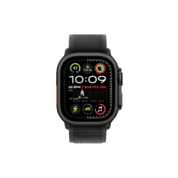 Apple Watch Ultra 2 | 49mm | S/M | Black Titanium Case with Black Trail Loop | Black Strap