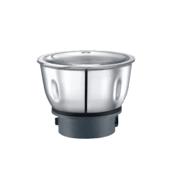 Prestige Delight Stainless Steel Mixer Grinder | 3 Jars | 750 W | Charcoal Grey