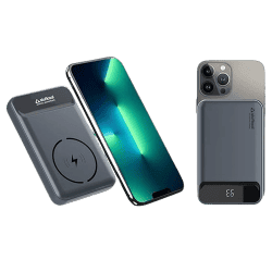 Stuffcool Magnetic Wireless Powerbank for iPhone | 10000mAH | Grey | PB9018W