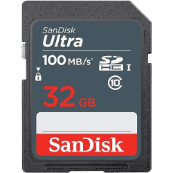 SanDisk 32Gb Ultra 100Mbs Sdhc Memory Card