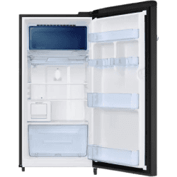 SAMSUNG 184 L Direct Cool Single Door 3 Star Refrigerator | RR21C2J23BX/HL | Luxe Black