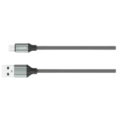 Salpido Micro USB Cable 2.4 A 1 m LS441 | Compatible with All Phones With Micro USB Port | Black