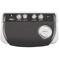 LG 7 kg Semi Automatic Top Load | P7020NGAZ | Grey, White