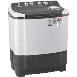 LG 7 kg Semi Automatic Top Load | P7020NGAZ | Grey, White