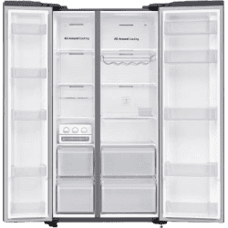 SAMSUNG 700 L Frost Free Side by Side Refrigerator | Ez Clean Steel | RS72R5011SL/TL