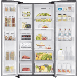 SAMSUNG 700 L Frost Free Side by Side Refrigerator | Ez Clean Steel | RS72R5011SL/TL