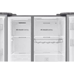 SAMSUNG 700 L Frost Free Side by Side Refrigerator | Ez Clean Steel | RS72R5011SL/TL