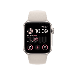 Apple Watch SE 2nd Gen | 40mm | Aluminium Case Starlight Sport Band (M/L) | Starlight