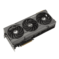 ASUS TUF Gaming Radeon RX 7800 XT OC Edition 16GB GDDR6 optimized inside and out for lower temps and durability.