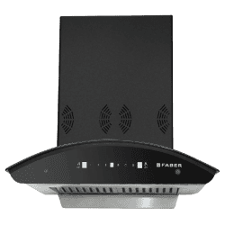 Faber Hood Premia 3D Plus Chimney| HC SC BK 90 | Black