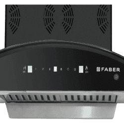 Faber Hood Premia 3D Plus Chimney| HC SC BK 90 | Black