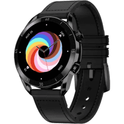 Fire-Boltt Legacy | 1.43 AMOLED | Bluetooth Calling Smartwatch | Black Leather Strap