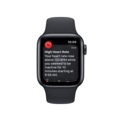 Apple Watch SE  | 2nd Gen 40 mm Midnight Aluminium Case with Midnight Sport Band | MNPL3HN/A