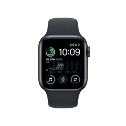 Apple Watch SE  | 2nd Gen 40 mm Midnight Aluminium Case with Midnight Sport Band | MNPL3HN/A