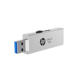 HP 818w |  32GB  | USB 3.2 | Flash Drive | Silver Metal