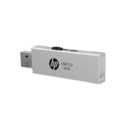 HP 818w |  32GB  | USB 3.2 | Flash Drive | Silver Metal
