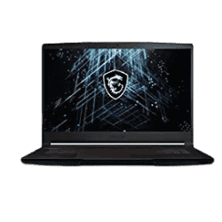 MSI GF63 Thin, Intel Core i7-11800H |  16GB/512GB NVMe SSD/Windows 11 Home/Nvidia GeForce RTX 2050| GDDR6 4GB | Black