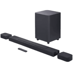 JBL Bar 1000 Pro,True Dolby Atmos,DTS:X,MultiBeam,Wireless Subwoofer,HDMI eARC 880 W Bluetooth Soundbar | Black, 7.1.4 Channel