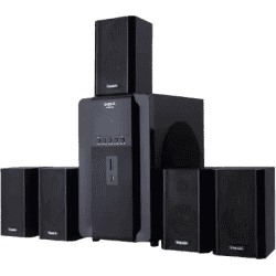 IMPEX 5.1 FUSION 140 W Portable Bluetooth Home Theatre | Black, 5.1 Channel