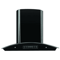 Pureflames Turbo 60 Kitchen Chimney | Black