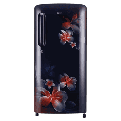 LG 185 L 3 Star Direct-Cool Single Door Refrigerator | GL-B201ABPD | Blue Plumeria