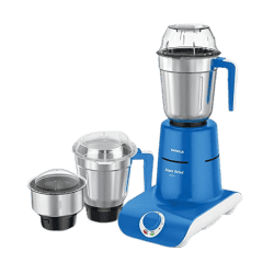 Havells Maxx Grind 750 Watt Mixer Grinder with 3 Stainless Steel Jar and Overload indicator | Blue