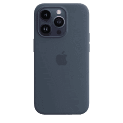 Apple iPhone 14 Pro Silicone Case with MagSafe | Storm Blue