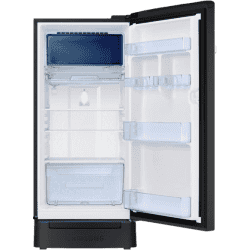 SAMSUNG 189 L Frost Free Single Door 4 Star Refrigerator  | Luxe Black | RR21C2F24BX/HL