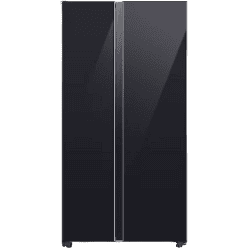 SAMSUNG 653 Litres 3 Star Auto Defrost Side by Side Refrigerator with Twin Cooling Plus | RS76CB811333HL | Glam Deep Charcoal