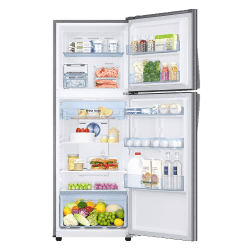 Samsung 345 L 3 Star Frost Free Top Mount Refrigerator Refined Inox | RT37T4433S9/HL