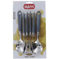 Glare | 6Pc-Opal | Soup Spoon