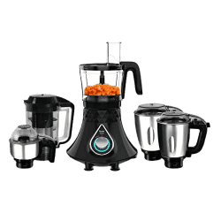 Preethi Zodiac Cosmo MG 236 750 Juicer Mixer Grinder | 5 Jars | Black