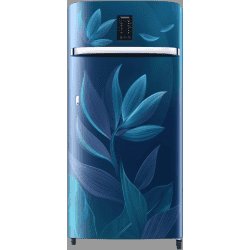 SAMSUNG 189 L Frost Free Single Door 5 Star Refrigerator  | Paradise Bloom Blue | RR21C2E259U/HL