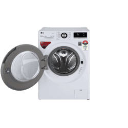 LG 7 Kg 5 Star Inverter Wi-Fi Fully-Automatic Front Loading Washing Machine | FHV1207ZWW | White
