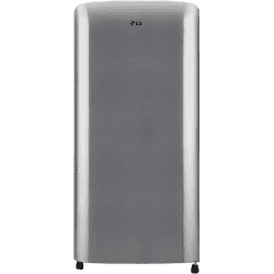 LG Direct Cool Single Door Refrigerator | 185 L | 3 Star | Shiny Steel | GL-B201APZD