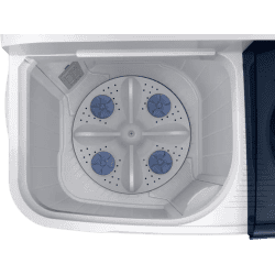 SAMSUNG Semi Automatic Top Load |  7 kg | WT70M3200HB/TL | White, Blue, Grey
