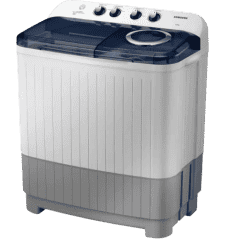 SAMSUNG Semi Automatic Top Load |  7 kg | WT70M3200HB/TL | White, Blue, Grey