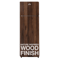 Godrej | RT EONVOGUE 310B RI |272 L | 2 Star | Wood Finish | Double Door Refrigerator | Walnut Wood