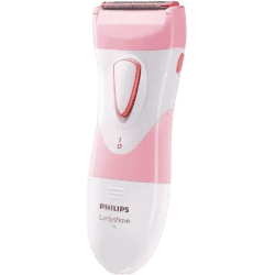 PHILIPS SatinShave Essential Women's Electric Shaver for Legs, Cordless Wet and Dry Use  | HP6306 |  Trimmer 60 min Runtime 10 Length Settings | Multicolor