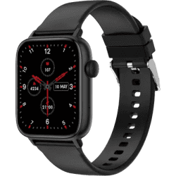Fire-Boltt Hercules | 1.83" Large Display, BT Calling with Voice Assist & Metal Body Smartwatch | Black Strap, Free Size